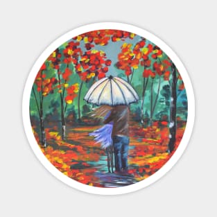 Autumn Rain Magnet